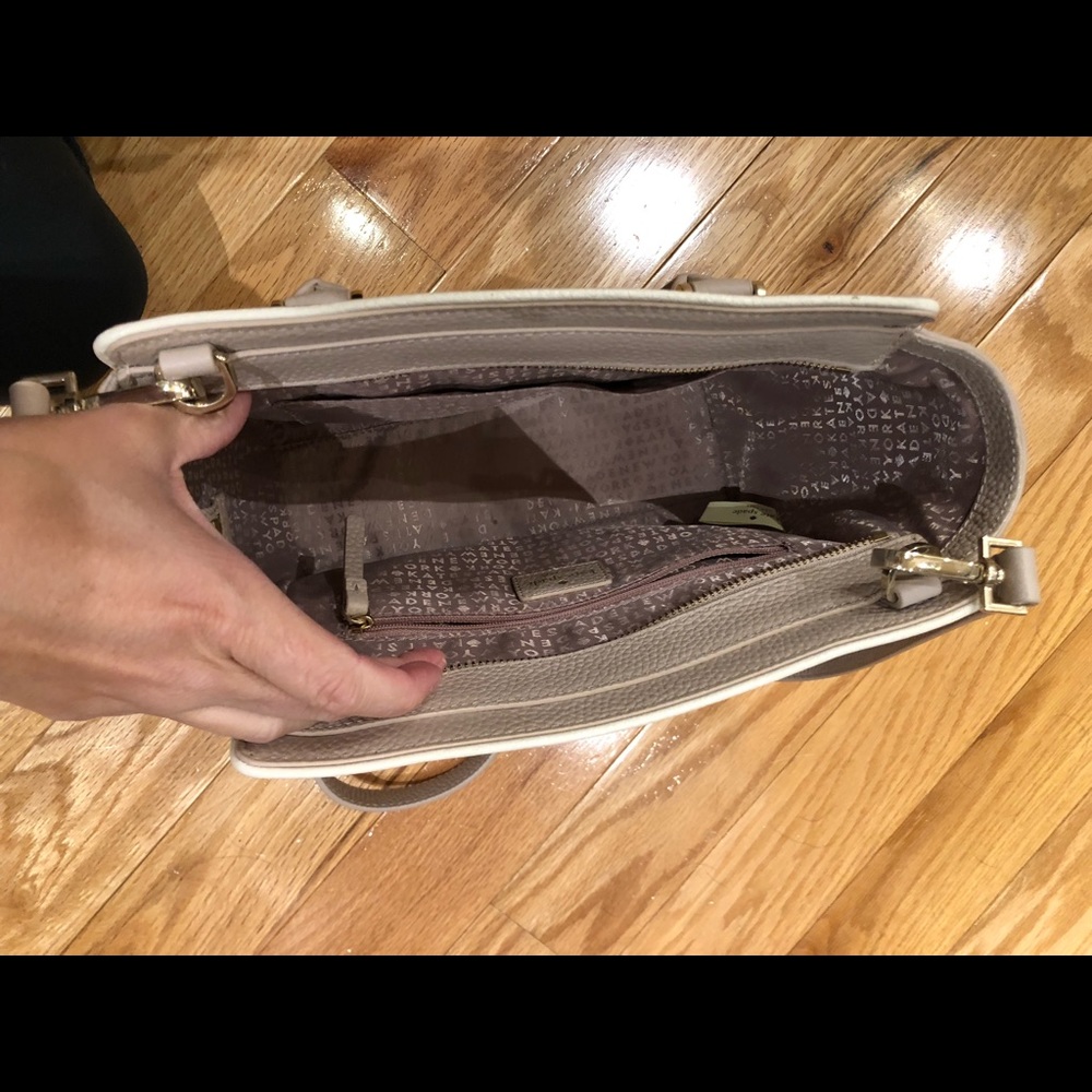 Kate Spade gray purse - Picture 2 of 3